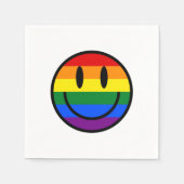 Rainbow Smiley Face Servet (Voorkant)
