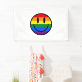 Rainbow Smiley Face Spandoek (Insitu)