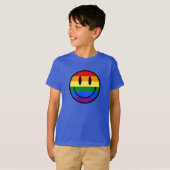 Rainbow Smiley Face T-shirt (Voorkant volledig)