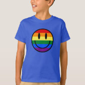 Rainbow Smiley Face T-shirt (Voorkant)