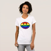 Rainbow Smiley Face T-shirt (Voorkant volledig)