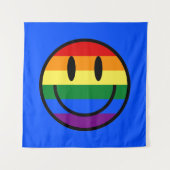 Rainbow Smiley Face Wandkleed (Voorkant)