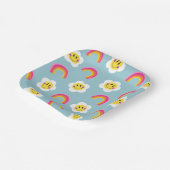 Rainbow Smiley Paper Bord (Gebogen)