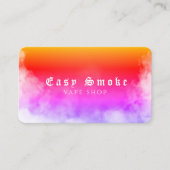 Rainbow Smoke Vape Shop Visitekaartje (Voorkant)