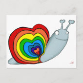 RAINBOW SNAIL AVAL BRIEFKAART (Voorkant)