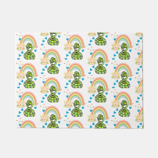 Rainbow Snake Door Mat (Voorkant)