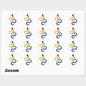 Rainbow Snake Gradient Sticker (Vel)