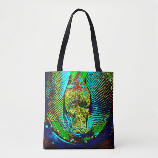 Rainbow Snake Tote Bag (Voorkant)