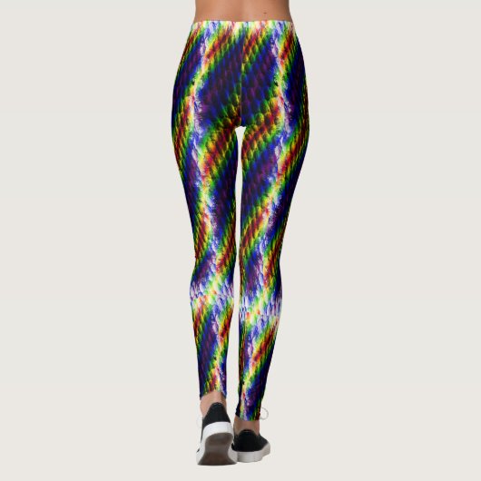 Rainbow Snakeskin Leggings (Achterkant)
