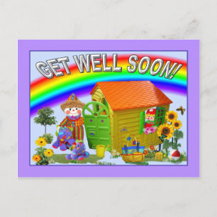 RAINBOW "Snel!" Briefkaart