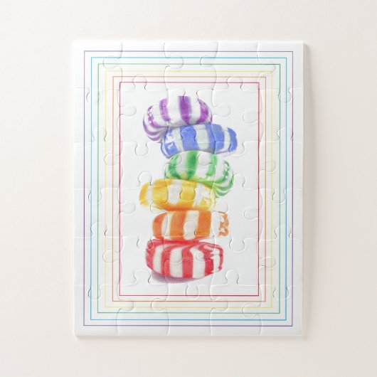 RAINBOW SNOEP 11x14 Grote Stukken Puzzel (Verticaal)