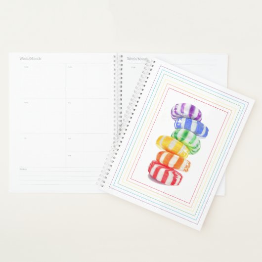 RAINBOW SNOEP 8.5x11 Planner Kalender (Display)