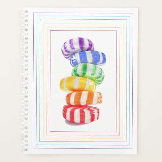 RAINBOW SNOEP 8.5x11 Planner Kalender (Voorkant)