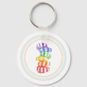 RAINBOW SNOEP Aluminium Sleutelhanger (Achterkant)