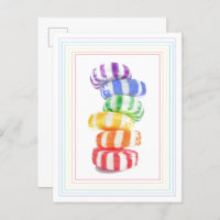 RAINBOW SNOEP BRIEFKAART