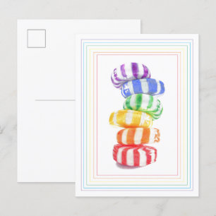 RAINBOW SNOEP BRIEFKAART