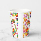 Rainbow Snoep Candyland Sweet 16 verjaardagsfeestj Papieren Bekers (Rechts)