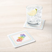 RAINBOW SNOEP Diamond Paper Onderzetters (Insitu)