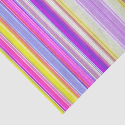 Rainbow-Snoep gestript weefselpapier Tissuepapier (Detail)