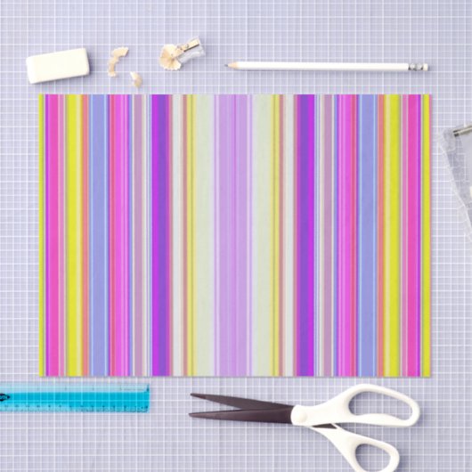 Rainbow-Snoep gestript weefselpapier Tissuepapier (Craft)