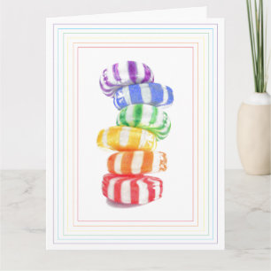 RAINBOW SNOEP Grote Verjaardag Kaart