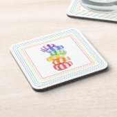 RAINBOW SNOEP Hard plastic Onderzetter (Linkerzijde)
