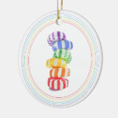 RAINBOW SNOEP keramische Ornament (Links)
