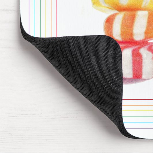 RAINBOW SNOEP Mousepad Muismat (Hoek)