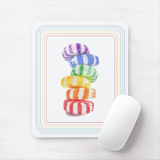 RAINBOW SNOEP Mousepad Muismat (Met muis)