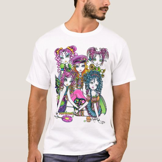 Rainbow Snoep Party Fairies Top (Voorkant)