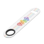 RAINBOW SNOEP Speed Bottle Open Flessenopener (Achterkant Gekanteld)