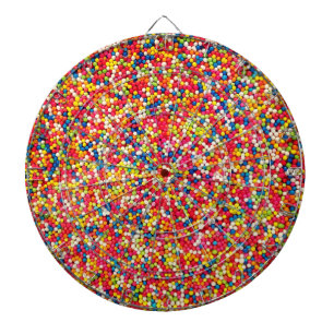 Rainbow Snoep Sprinkle Pattern Dartbord