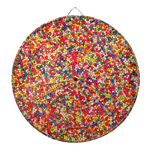 Rainbow Snoep Sprinkle Pattern Dartbord (Voorkant)