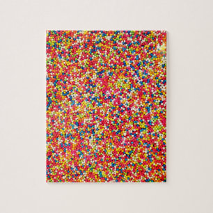 Rainbow Snoep Sprinkle Pattern Legpuzzel