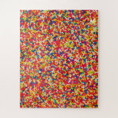 Rainbow Snoep Sprinkle Pattern Legpuzzel (Verticaal)