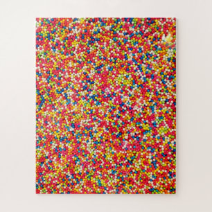Rainbow Snoep Sprinkle Pattern Legpuzzel
