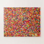 Rainbow Snoep Sprinkle Pattern Legpuzzel (Horizontaal)