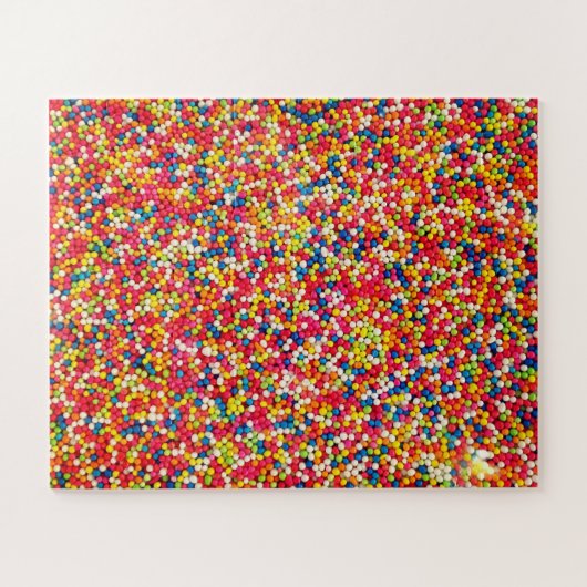 Rainbow Snoep Sprinkle Pattern Legpuzzel (Horizontaal)