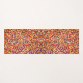 Rainbow Snoep Sprinkle Pattern Yogamat (Voorkant (horizontaal))