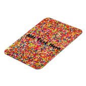 Rainbow Snoep Sprinkles Magneet (Linkerzijde)