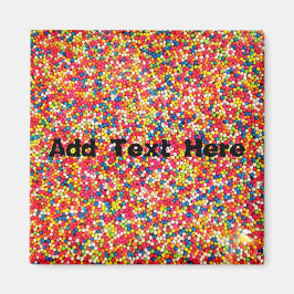 Rainbow Snoep Sprinkles Magneet