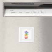 RAINBOW SNOEP Square Magnet (Insitu (Vaatwasser))