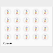 RAINBOW SNOEP Sticker voor kleine ronde (Vel)
