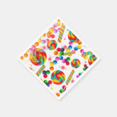 Rainbow Snoep Sweet verjaardagsfeestje Candyland Servetten (Hoek)