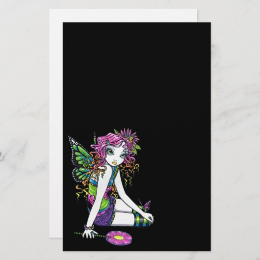 Rainbow-Snoep voor "Crystal" Briefpapier (Voorkant / Achterkant)