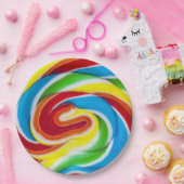 Rainbow Snoep zwaait Bord papier (Feest)