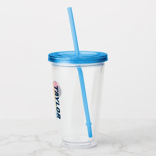 Rainbow Snoopy Acryl Drinkbeker (Links)