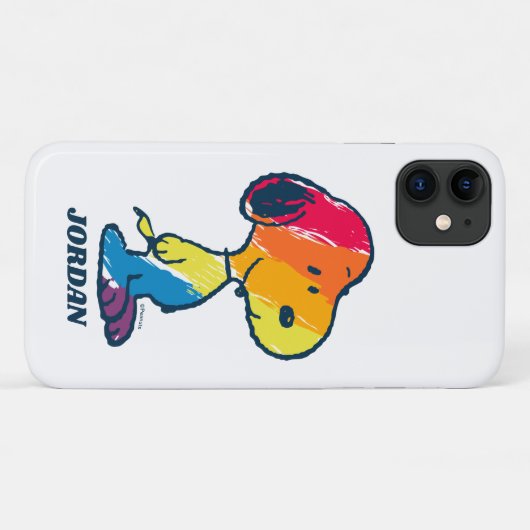 Rainbow Snoopy Case-Mate iPhone Case (Achterkant (horizontaal))