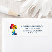 Rainbow Snoopy Etiket (Insitu)