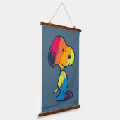 Rainbow Snoopy Hangend Wandkleed (Gebogen)